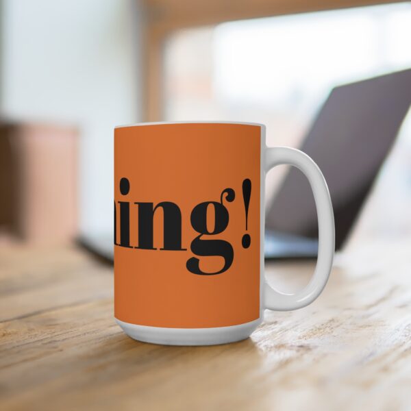 Bright Morning Mug - 15oz Ceramic Coffee Cup for Daily Inspiration - Image 4