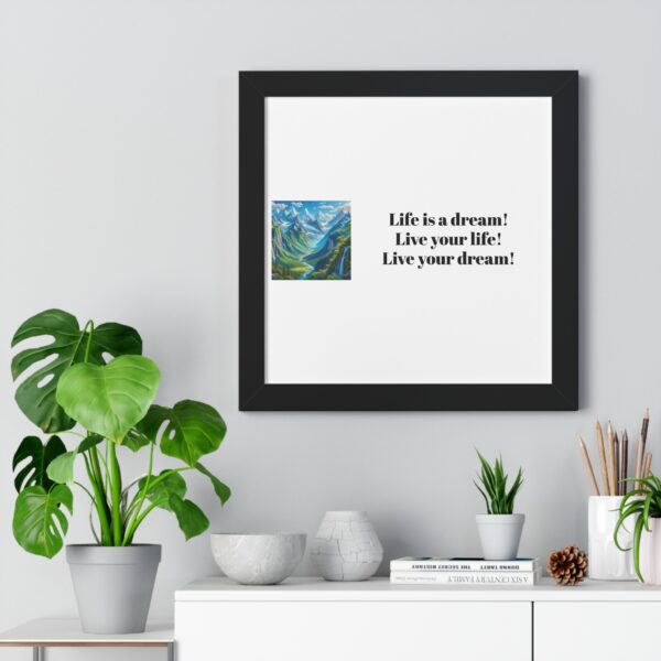 Inspiring Kids Poster - "Live your dream" - Image 2